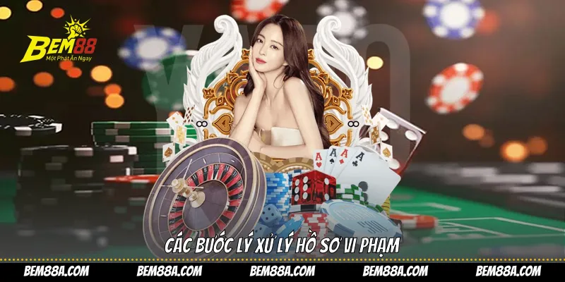 Các bước lý xử lý hồ sơ vi phạm