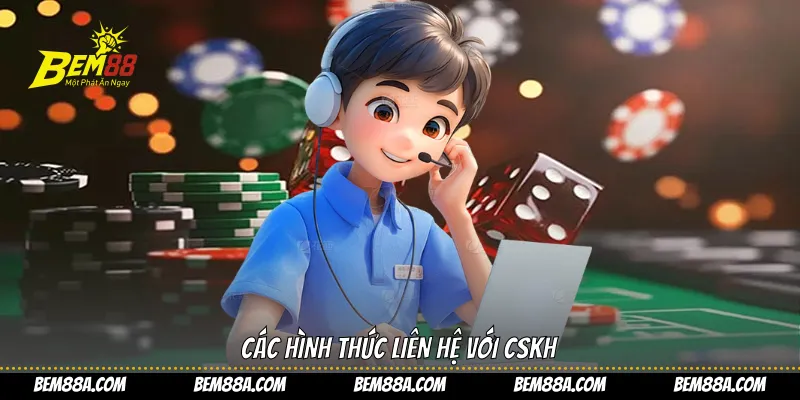 Các hình thức liên hệ với CSKH