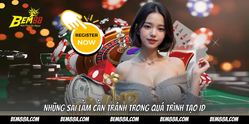 Những sai lầm cần tránh trong quá trình tạo ID