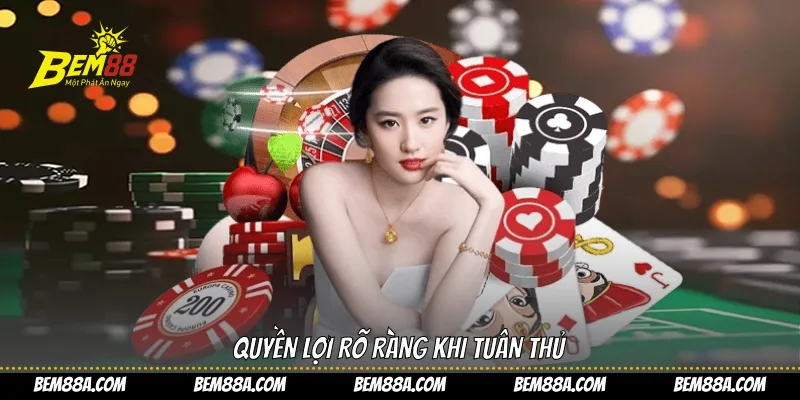 Quyền lợi rõ ràng khi tuân thủ